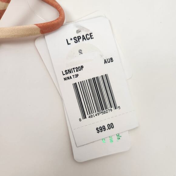 L*Space Nina Bikini Top Size Small NWT - Picture 4 of 4